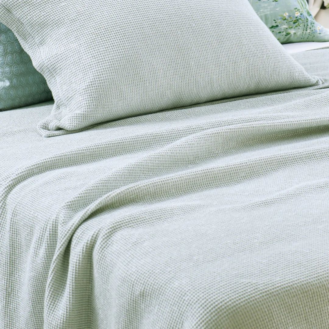 Sottobosco Pale Ocean Bedspread