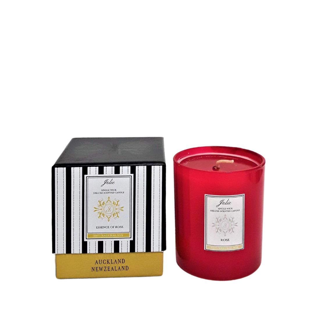 Organic Soy Candle: Essence Of Rose